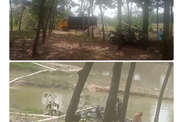 Terkesan Dibiarkan! Galian Pasir Ilegal, Makin Merajalela di Desa Tri Tunggal Kecamatan Wawai Karya – Lampung Timur