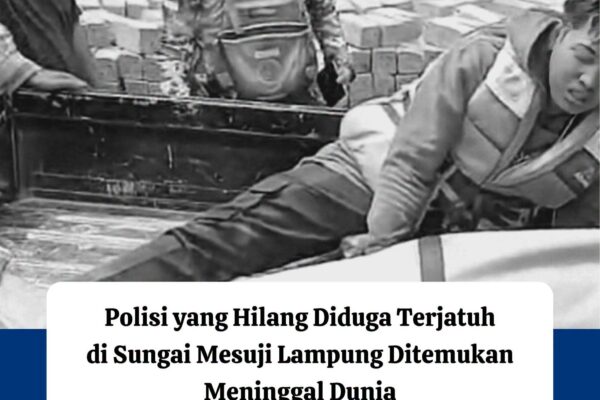 Bripda Risky Ardianto (23), Anggota Polri yang Hilang di Perairan Sungai Mesuji,  ditemukan Dalam Kondisi Meninggal Dunia