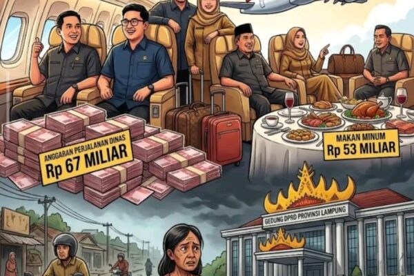 PERJALANAN DINAS DPRD LAMPUNG TEMBUS RP67 MILIAR, HASIL KINERJA MINIM !