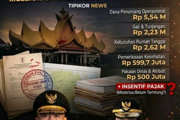DI LUAR INSENTIF PAJAK, Rp11,5 M MELEKAT UNTUK GUBERNUR-WAGUB LAMPUNG
