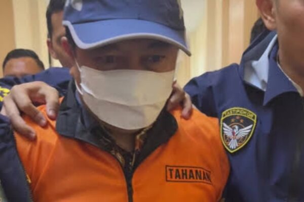 Sekda Lampung Tengah Welly Adiwantra Resmi Ditahan Polda Lampung